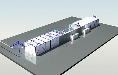 Многофункциональный комплекс порошковой окраски проходного типа SPK-38.5.3